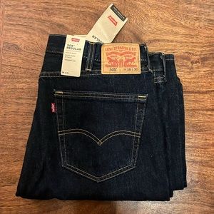 Levi's 505 Regular Fit Dark/Light Wash Jeans 38 x 30